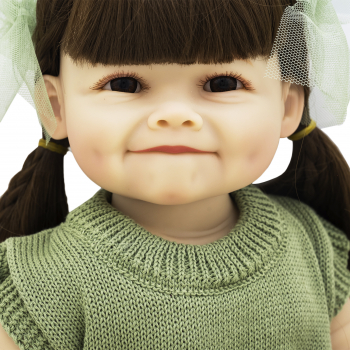 Силиконовая кукла Реборн девочка Оливия, 55 см-3