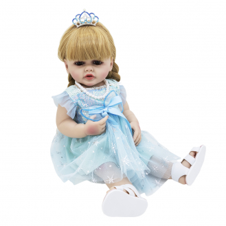 Силиконовая кукла Реборн девочка Таисия, 55 см-3